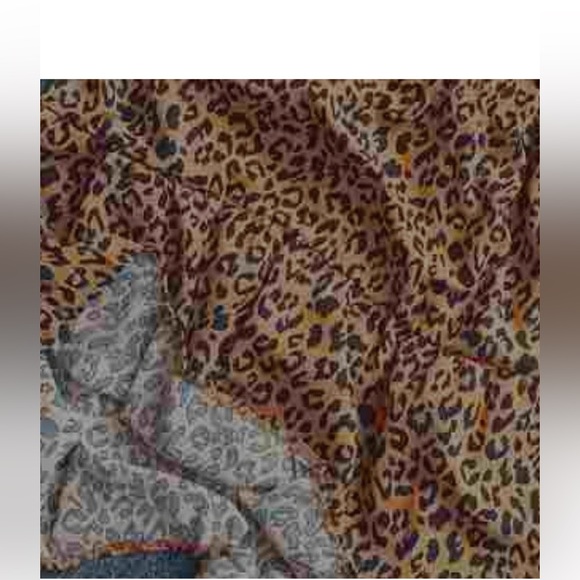 All Over Leopard Print Bishop Sleeve Dress - Picture 7 of 7